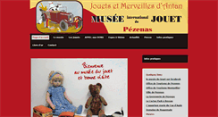 Desktop Screenshot of museedujouetpezenas.com